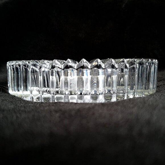 Mikasa Crystal Diamond Fire Wine Bottle Coaster and Stopper, Champagne Coaster - Picture 3 of 6